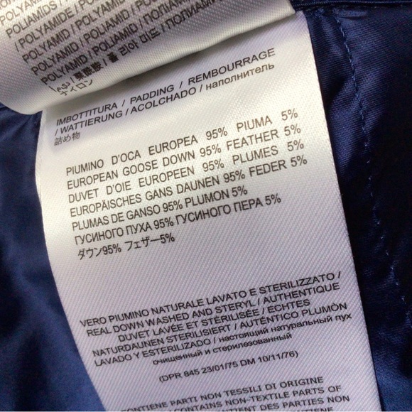 Add down jacket, Navy, size 4 - Picture 11 of 12